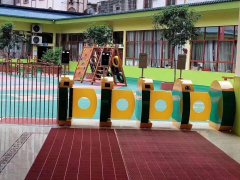幼兒園定制測溫人臉識(shí)別閘機(jī)安裝案例